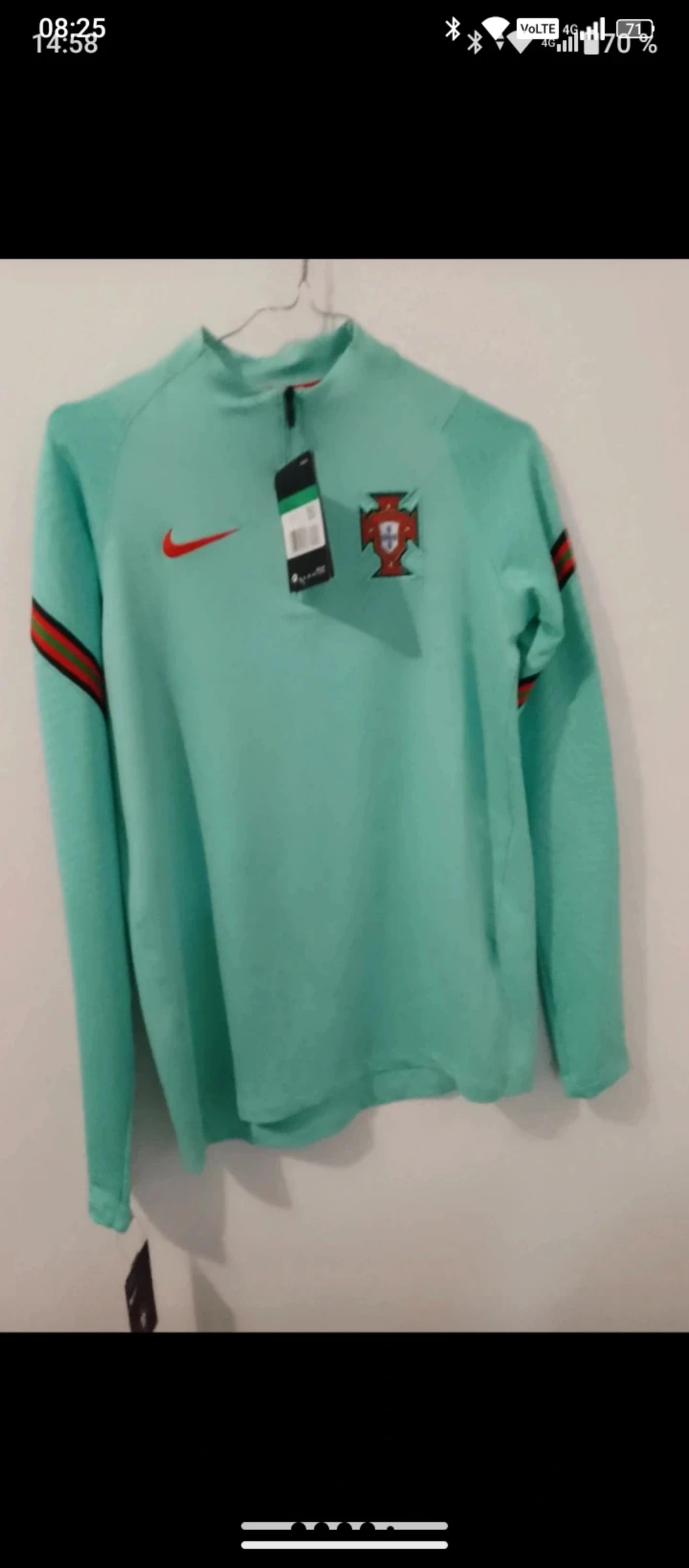 Sudadera Nike Foot Portugal XL verde y roja – photo 2